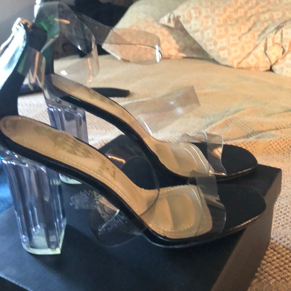 Fashion nova clear heels